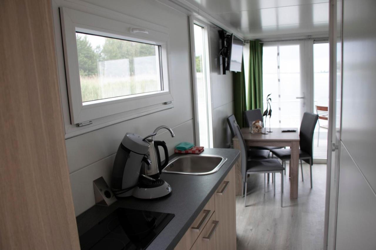 Houseboat Uitzicht Over Veluwemeer, Natuurlokatie, Prachtige Vergezichten Біддінґейзен Екстер'єр фото